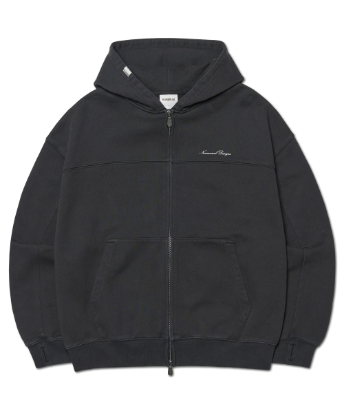 NOMANUAL(NOMANUAL)の「G.L HOODED ZIP-UP - BLACK(パーカー・レディース・その他・X-LARGE/SMALL/MEDIUM/LARGE)」の1枚目の写真