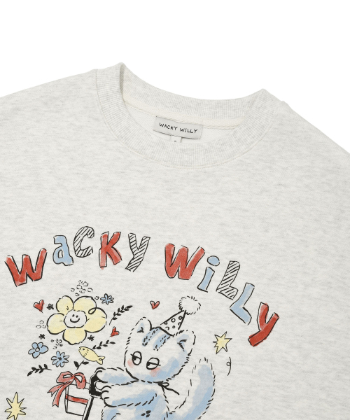 Wacky WiLLy(ワッキーウィリー)の「ウィメンズヴィンテージグラフィックセミオーバーフィットスウェットオートミール(スウェット・レディース・その他・SMALL/MEDIUM)」の4枚目の写真