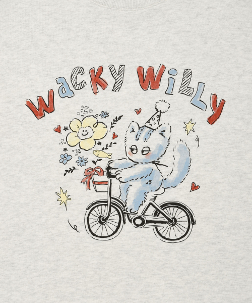 Wacky WiLLy(ワッキーウィリー)の「ウィメンズヴィンテージグラフィックセミオーバーフィットスウェットオートミール(スウェット・レディース・その他・SMALL/MEDIUM)」の5枚目の写真