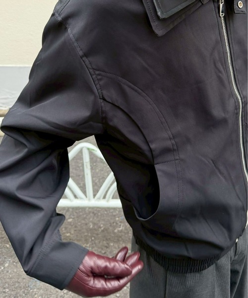 タブチ Chikashitsu +】double collar jacket / 【チカシツプラス】ダブル