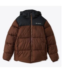 メンズのダウンジャケット/コート（ブラウン/茶色系・ショート丈
