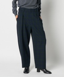 HELIOPOLE | CHECK CURVY PANTS(その他パンツ)