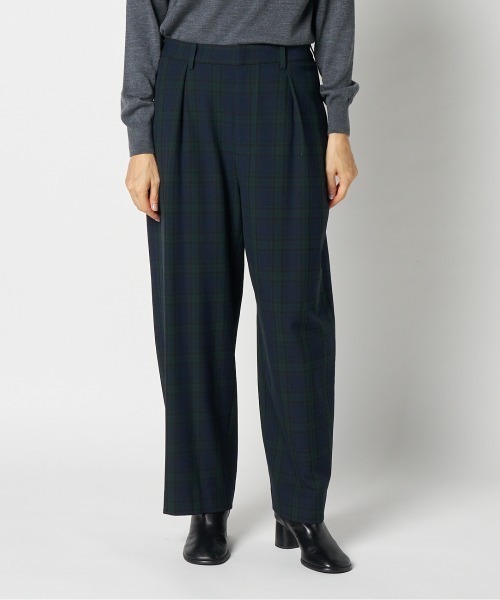 HELIOPOLE（エリオポール）の「CHECK CURVY PANTS（その他パンツ・レディース・グリーン系その他/ブラウン系その他・38/36）」の13枚目の写真