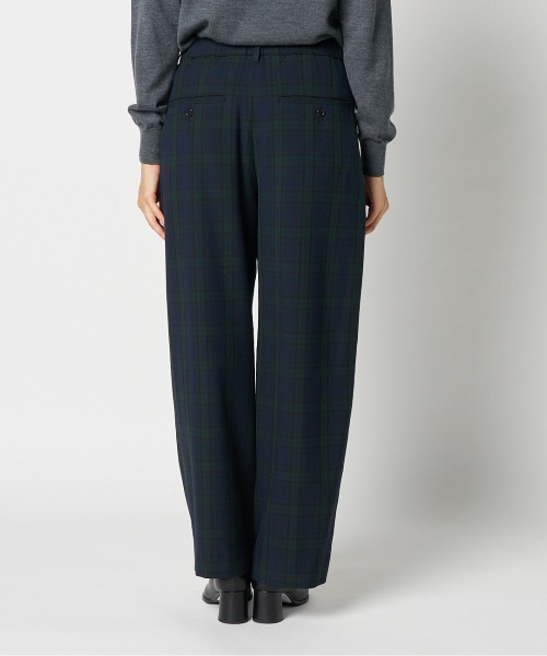 HELIOPOLE（エリオポール）の「CHECK CURVY PANTS（その他パンツ・レディース・グリーン系その他/ブラウン系その他・38/36）」の3枚目の写真