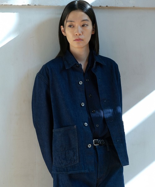オムニゴッド カバーオール 2 OMNIGOD womens / オムニゴッド] 12oz枷染めデニム カバーオール