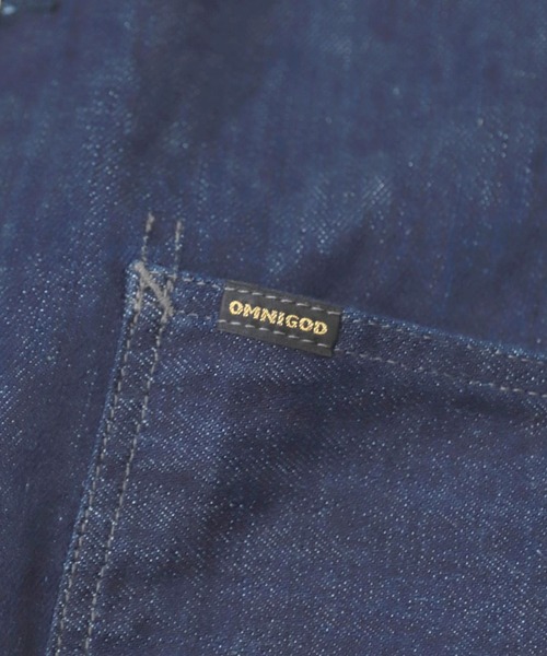 OMNIGOD womens / オムニゴッド] 12oz枷染めデニム カバーオール
