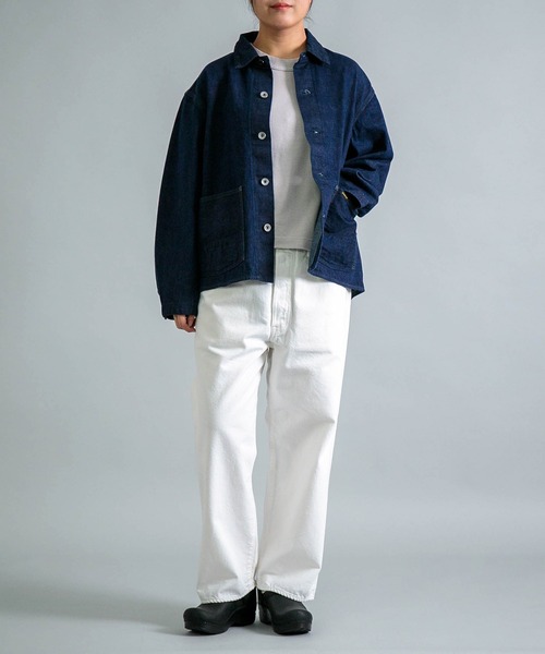 OMNIGOD womens / オムニゴッド] 12oz枷染めデニム カバーオール