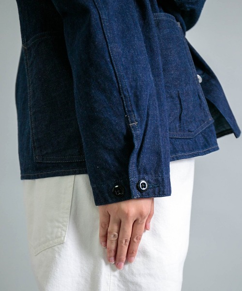 OMNIGOD（オムニゴッド）の「[OMNIGOD womens / オムニゴッド] 12oz枷染めデニム カバーオール（カバーオール・レディース・ワンウォッシュ・0）」の7枚目の写真