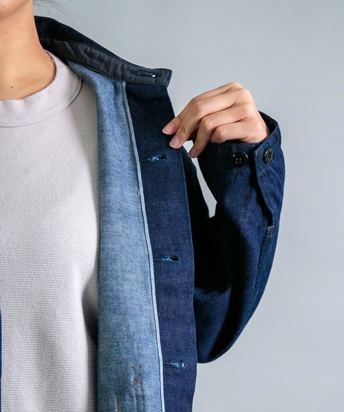 OMNIGOD（オムニゴッド）の「[OMNIGOD womens / オムニゴッド] 12oz枷染めデニム カバーオール（カバーオール・レディース・ワンウォッシュ・0）」の8枚目の写真