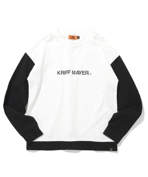 KRIFF MAYER Kid's Collection(クリフメイヤーキッズコレクション)の「【抗ピリング・接触冷感・吸汗速乾】ゆるJOIN-TEE(Tシャツ/カットソー・キッズ・オフホワイト/サックスブルー/オリーブ/ブラック/ネイビー・130/120/160/150/140/170)」の2枚目の写真