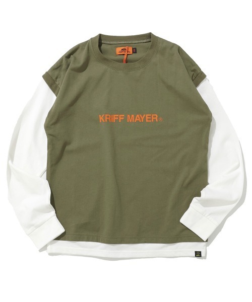 KRIFF MAYER Kid's Collection(クリフメイヤーキッズコレクション)の「【抗ピリング・接触冷感・吸汗速乾】ゆるJOIN-TEE(Tシャツ/カットソー・キッズ・オフホワイト/サックスブルー/オリーブ/ブラック/ネイビー・130/120/160/150/140/170)」の12枚目の写真