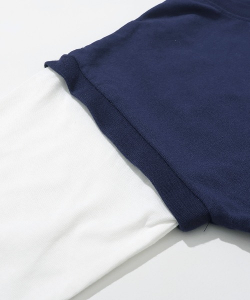 KRIFF MAYER Kid's Collection(クリフメイヤーキッズコレクション)の「【抗ピリング・接触冷感・吸汗速乾】ゆるJOIN-TEE(Tシャツ/カットソー・キッズ・オフホワイト/サックスブルー/オリーブ/ブラック/ネイビー・130/120/160/150/140/170)」の22枚目の写真