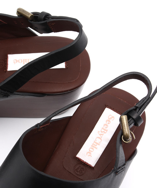 SEE BY CHLOE（シーバイクロエ）の「SEE BY CHOLE サンダル（サンダル・レディース・ブラック・35/36/37）」の7枚目の写真