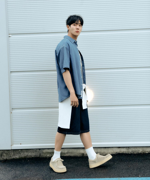 COVERNAT（カバーナット）の「バミューダデニムショーツ Indigo（その他パンツ・レディース・その他・SMALL/MEDIUM/LARGE/X-LARGE/XX-LARGE/X-SMALL）」の4枚目の写真