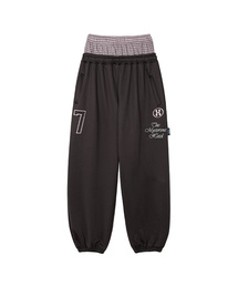 LAYERED JERSEY PT [BLACK]