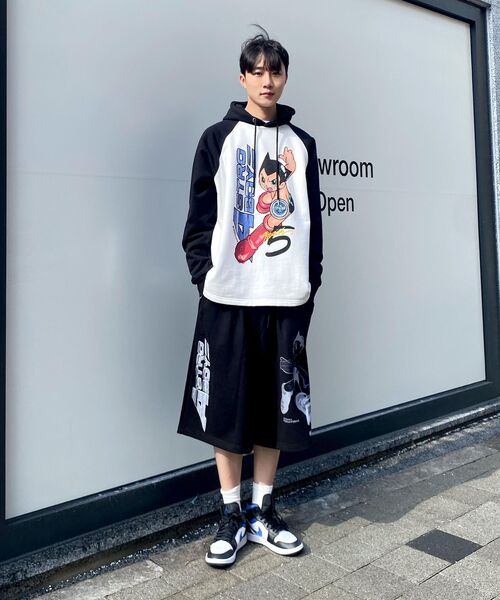 MAINBOOTH（メインブース）の「[アトム] マハ5 スウェットショーツ(ブラック)（その他パンツ・レディース・その他・2/3/1）」の2枚目の写真