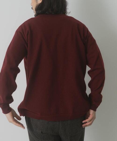 ITEMS URBANRESEARCH（アイテムズ アーバンリサーチ）の「SILK×WOOL MIXニットカーディガン（カーディガン/ボレロ・メンズ・ブラック/バーガンディー/ネイビー・MEDIUM/LARGE）」の6枚目の写真
