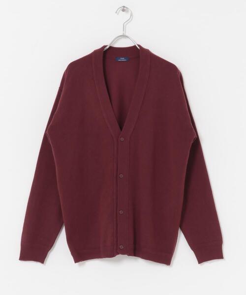 ITEMS URBANRESEARCH（アイテムズ アーバンリサーチ）の「SILK×WOOL MIXニットカーディガン（カーディガン/ボレロ・メンズ・ブラック/バーガンディー/ネイビー・MEDIUM/LARGE）」の20枚目の写真