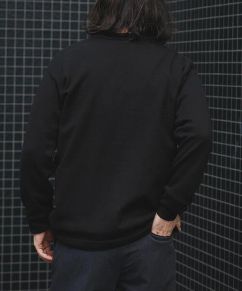 ITEMS URBANRESEARCH（アイテムズ アーバンリサーチ）の「SILK×WOOL MIXニットカーディガン（カーディガン/ボレロ・メンズ・ブラック/バーガンディー/ネイビー・MEDIUM/LARGE）」の9枚目の写真