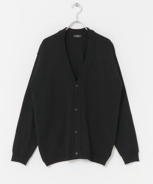 ITEMS URBANRESEARCH（アイテムズ アーバンリサーチ）の「SILK×WOOL MIXニットカーディガン（カーディガン/ボレロ・メンズ・ブラック/バーガンディー/ネイビー・MEDIUM/LARGE）」の5枚目の写真