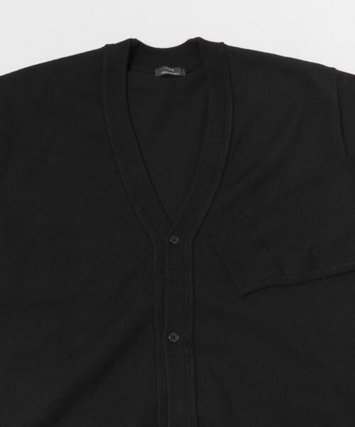 ITEMS URBANRESEARCH（アイテムズ アーバンリサーチ）の「SILK×WOOL MIXニットカーディガン（カーディガン/ボレロ・メンズ・ブラック/バーガンディー/ネイビー・MEDIUM/LARGE）」の4枚目の写真