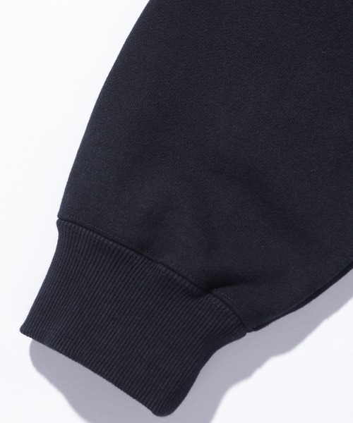 XLARGE（エクストララージ）の「PERFORATED LEATHER LOGO ZIP UP HOODED SWEATSHIRT（パーカー・メンズ・ブラック/アッシュ/バーガンディー・S/M/L/XL）」の13枚目の写真