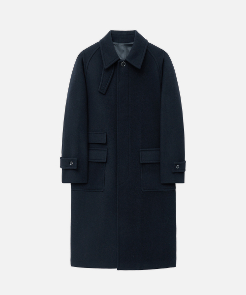 DRAW FIT（ドローフィット）の「[オジョンギュXドローフィット] コンサイズウールワンダーバルマカンコート [NAVY]（チェスターコート・メンズ・その他・MEDIUM/LARGE）」の6枚目の写真
