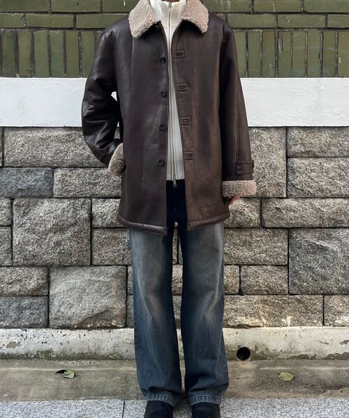 FABREGAT(ファブレガ)の「アロンウールジップアップニット (4COLOR)(ニット/セーター・メンズ・オートミール/チャコール/アイボリー/ブラック・2/3)」の9枚目の写真
