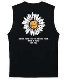 BIG DAISY LOGO スリーブレス - ブラック