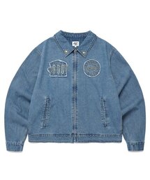 Cavish（カビシ）の「DENIM RAWCUT EMB JACKET BLUE(CV2DFUB902A)（デニムジャケット）」
