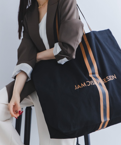 Noble(ノーブル)の「《追加3・WEB限定》N.Jam/エヌジャム トート Large(トートバッグ・レディース・ブラック・FREE)」の2枚目の写真