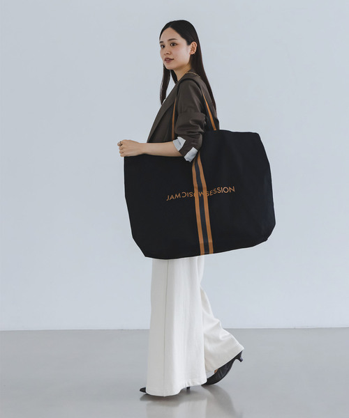 Noble(ノーブル)の「《追加3・WEB限定》N.Jam/エヌジャム トート Large(トートバッグ・レディース・ブラック・FREE)」の3枚目の写真