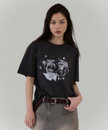 AOPT（アオプト）の「DREAMY ISLAND T-SHIRT - CHARCOAL（Tシャツ/カットソー）」