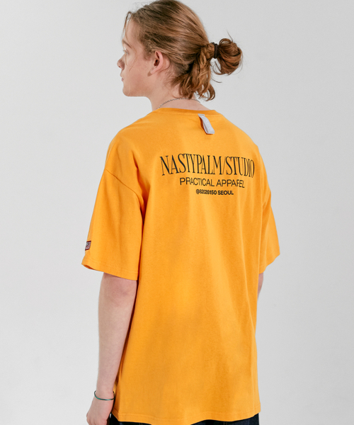 NP STUDIO(エヌピースタジオ)の「NPスタジオロゴTシャツイエロー(Tシャツ/カットソー・レディース・その他・MEDIUM/X-LARGE)」の1枚目の写真