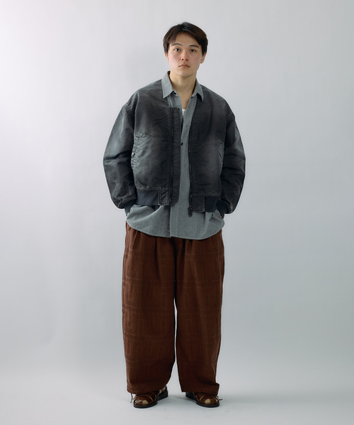 JOURNAL STANDARD J.S HOMESTEAD（ジャーナルスタンダードホームステッド）の「J.S.Homestead / ノー カラー MA-1（MA-1・メンズ・ベージュ/ブラック系その他・LARGE/MEDIUM）」の19枚目の写真