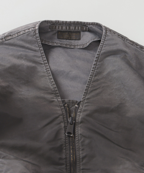 JOURNAL STANDARD J.S HOMESTEAD（ジャーナルスタンダードホームステッド）の「J.S.Homestead / ノー カラー MA-1（MA-1・メンズ・ベージュ/ブラック系その他・LARGE/MEDIUM）」の10枚目の写真