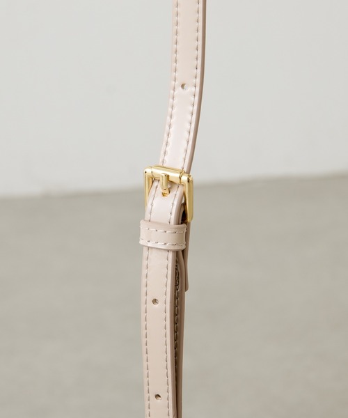 COLLAGE GALLARDAGALANTE(コラージュガリャルダガランテ)の「PAPILLONNER/バンブーハンドルバッグ/セレモニー(ハンドバッグ・レディース・ベージュ/ブラック・FREE)」の9枚目の写真