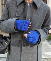 WILLIAM BRUNTON（ウィリアムブラントン）の「【William Brunton】カシミヤリブフィンガーレスグローブ（手袋）」