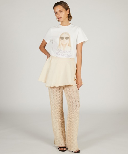 PRANK PROJECT（プランクプロジェクト）の「【2026Spring Pre-Order】スカートコンビニットパンツ / Skirt-Combined Pants（その他パンツ・レディース・ブラック/ベージュ/レッド・36/38）」の3枚目の写真