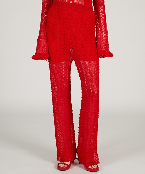 PRANK PROJECT（プランクプロジェクト）の「【2026Spring Pre-Order】スカートコンビニットパンツ / Skirt-Combined Pants（その他パンツ・レディース・ブラック/ベージュ/レッド・36/38）」の20枚目の写真