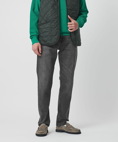 UNITED ARROWS（ユナイテッドアローズ）の「カイハラデニム ブラック スリムテーパード（デニムパンツ・メンズ・ライトグレー/ブラック・L/M/S/XL）」の4枚目の写真