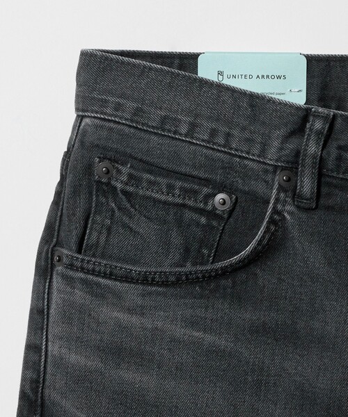 UNITED ARROWS（ユナイテッドアローズ）の「カイハラデニム ブラック スリムテーパード（デニムパンツ・メンズ・ライトグレー/ブラック・L/M/S/XL）」の18枚目の写真