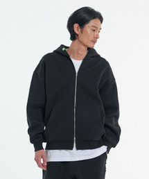 GET IT ON（ゲットイットオン）の「シグニチャー2WAYフードジップアップ_ブラック（パーカー）」