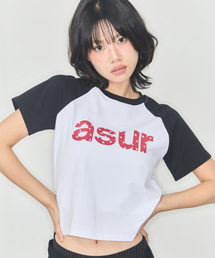 ロゴラグランTシャツホワイト