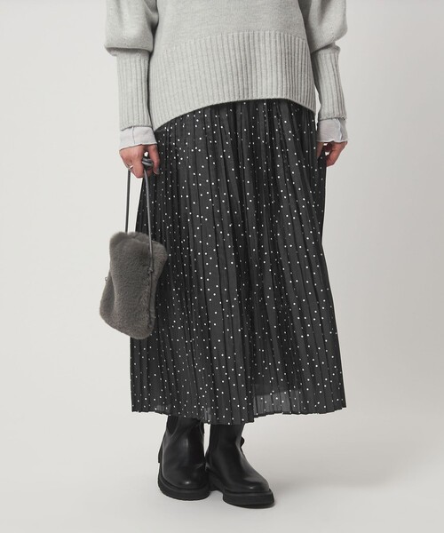 シャイニー プリーツ スカート（スカート）｜green label relaxing