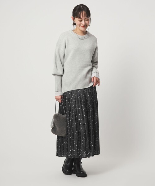 シャイニー プリーツ スカート（スカート）｜green label relaxing