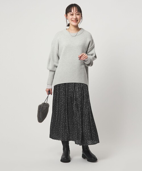 シャイニー プリーツ スカート（スカート）｜green label relaxing