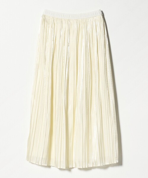 green label relaxing（グリーンレーベルリラクシング）の「シャイニー プリーツ スカート（スカート・レディース・オフホワイト/ネイビー/その他1・FREE）」の21枚目の写真
