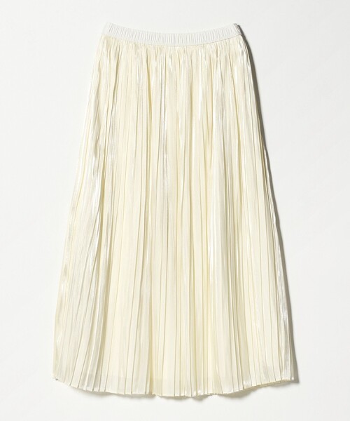 green label relaxing（グリーンレーベルリラクシング）の「シャイニー プリーツ スカート（スカート・レディース・オフホワイト/ネイビー/その他1・FREE）」の22枚目の写真