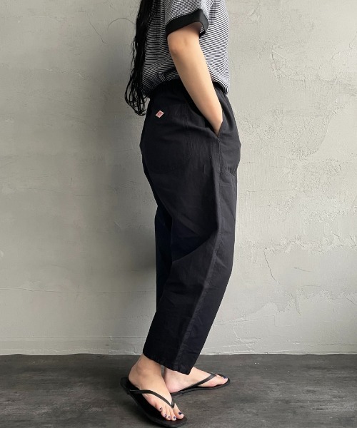 DANTON（ダントン）の「[DANTON/ダントン] コットンリネンイージーパンツ（その他パンツ・レディース・ブラック/オリーブ/ブラック系その他/キナリ・36）」の18枚目の写真